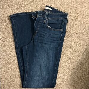 Levi's Dark Blue Flare & Wide Leg Jeans 27 NEW without tags